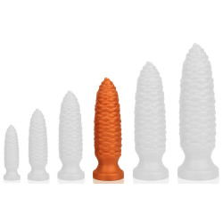 TheAssGasm Plug Long Pine L 22 x 6 cm Orange